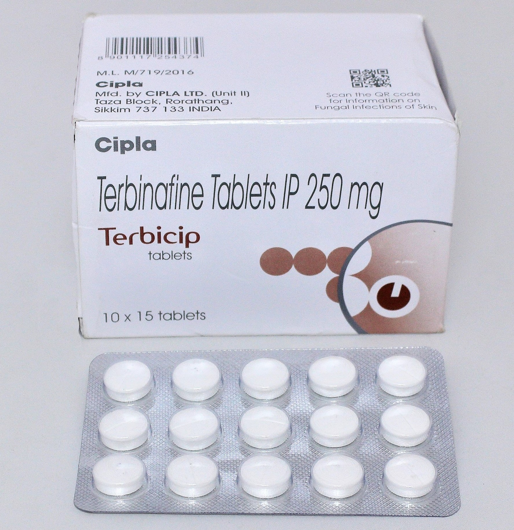 Terbicip 15 tabs/blister 250 mg_x2