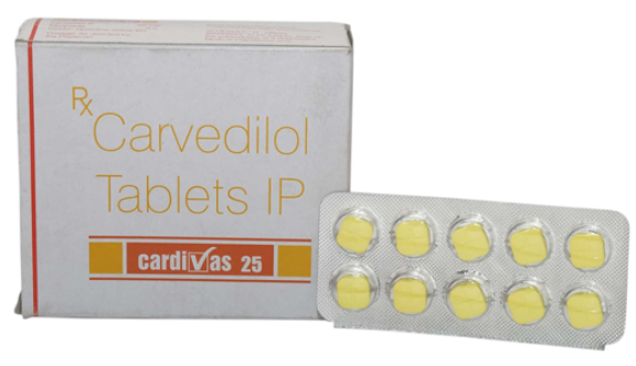 Cardivas 25 mg 100